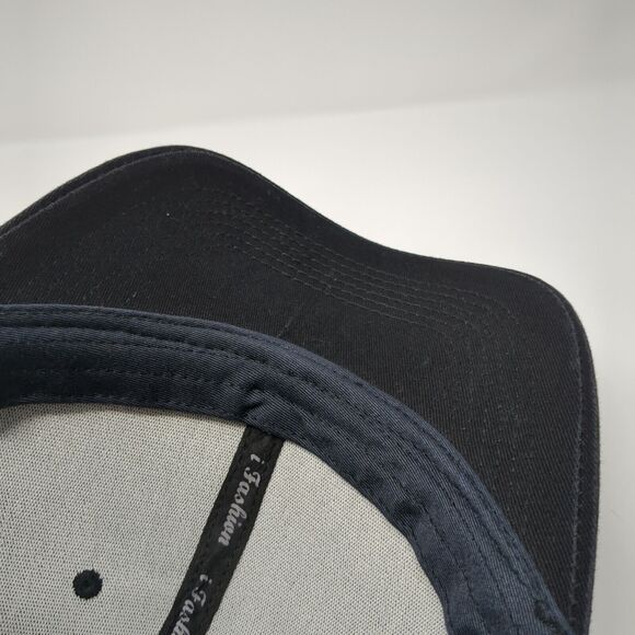 Trexis Slideback Hat Black One Size Adjustable Vented Holes 6 Panel i Fashion - Picture 7 of 8